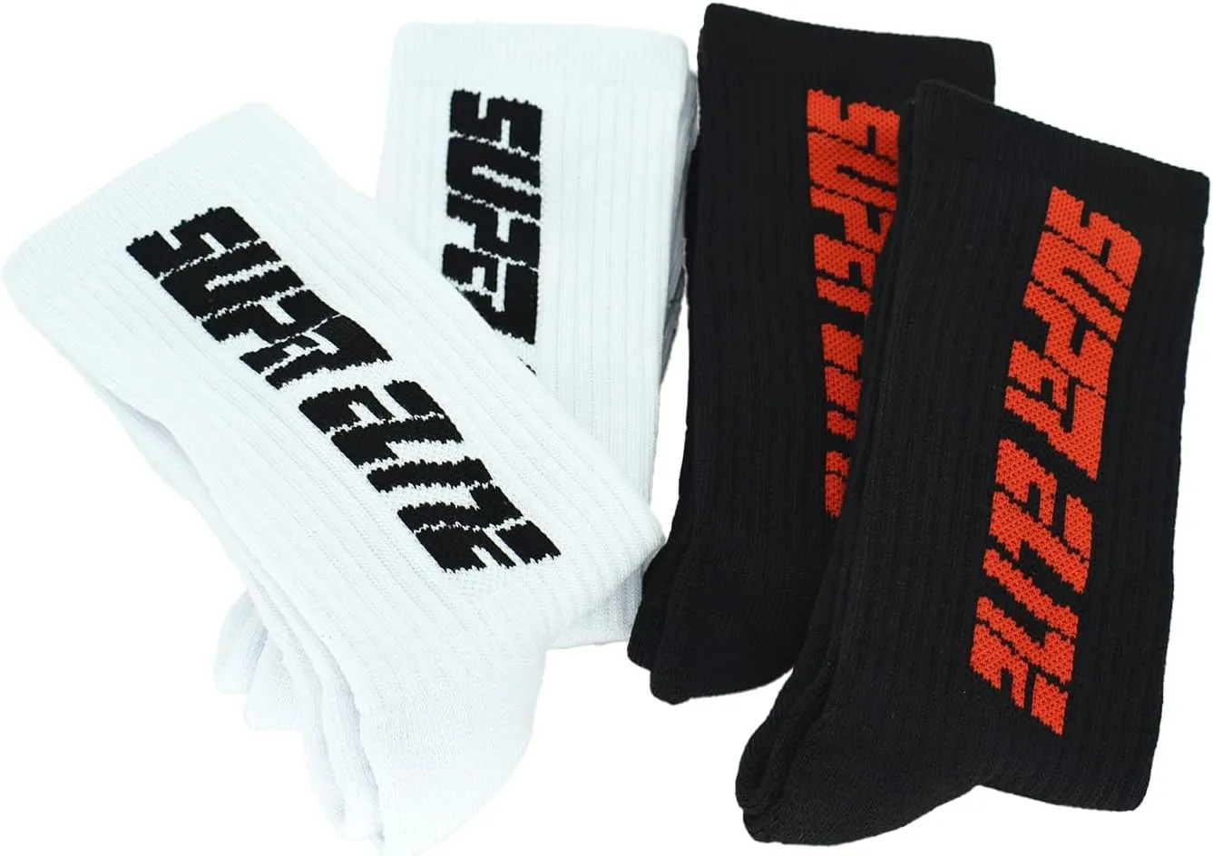 4Pairs Elite Basketball Socks Cushion Athletic Crew Socks Thick Performance Sport Soccer Towel Socks 7-12