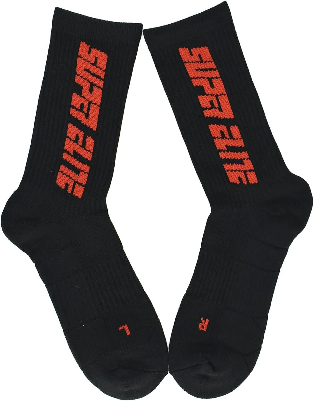 4Pairs Elite Basketball Socks Cushion Athletic Crew Socks Thick Performance Sport Soccer Towel Socks 7-12