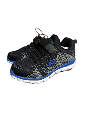 Aerosport Kids Junior Running Shoes Sneakers Runners - Black/Royal Blue