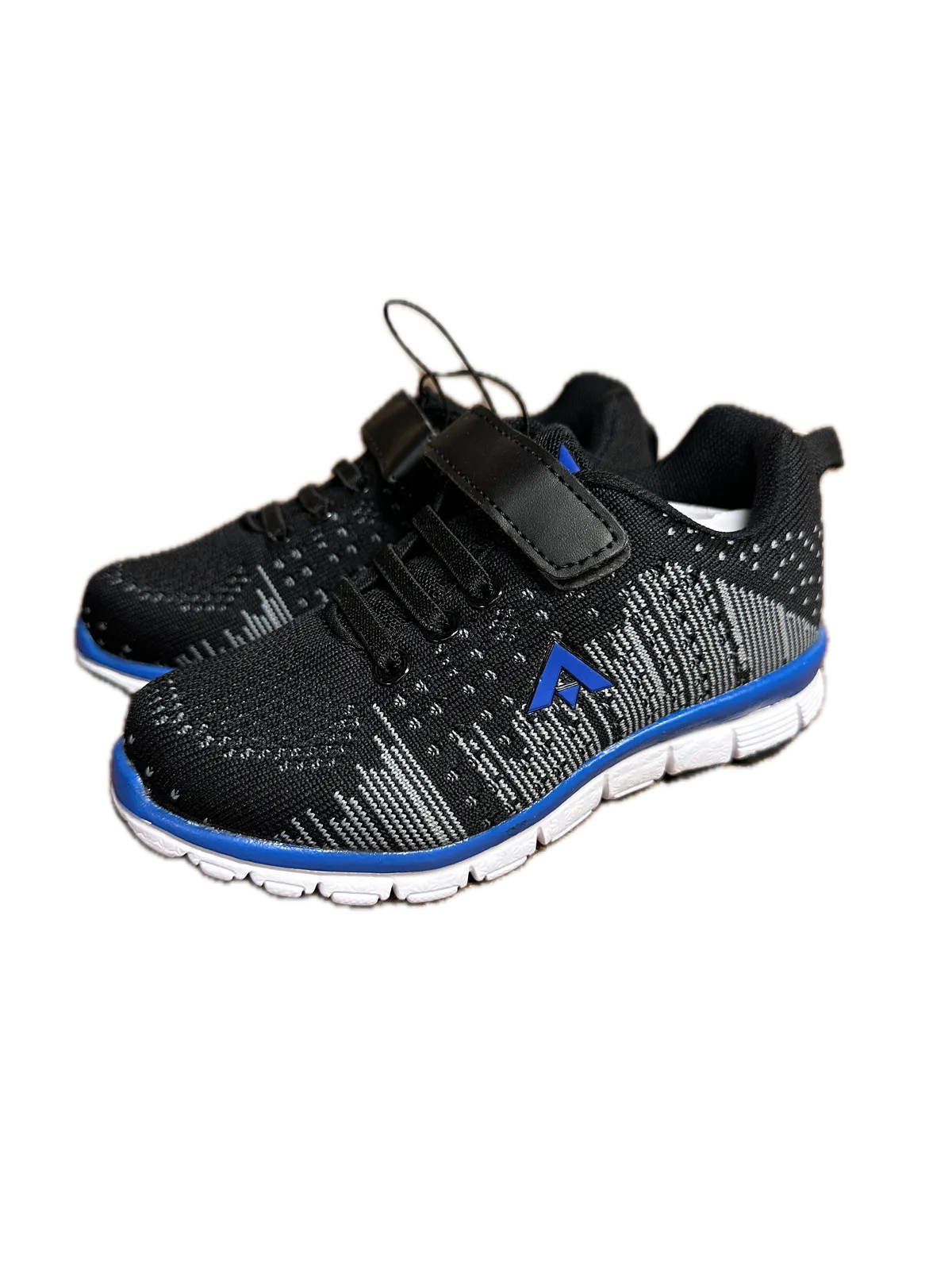 Aerosport Kids Junior Running Shoes Sneakers Runners - Black/Royal Blue