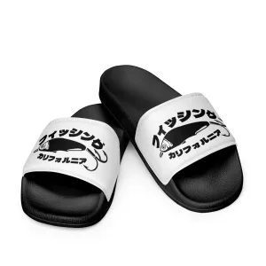 Fishing California, Japanese katakana, Women's slides