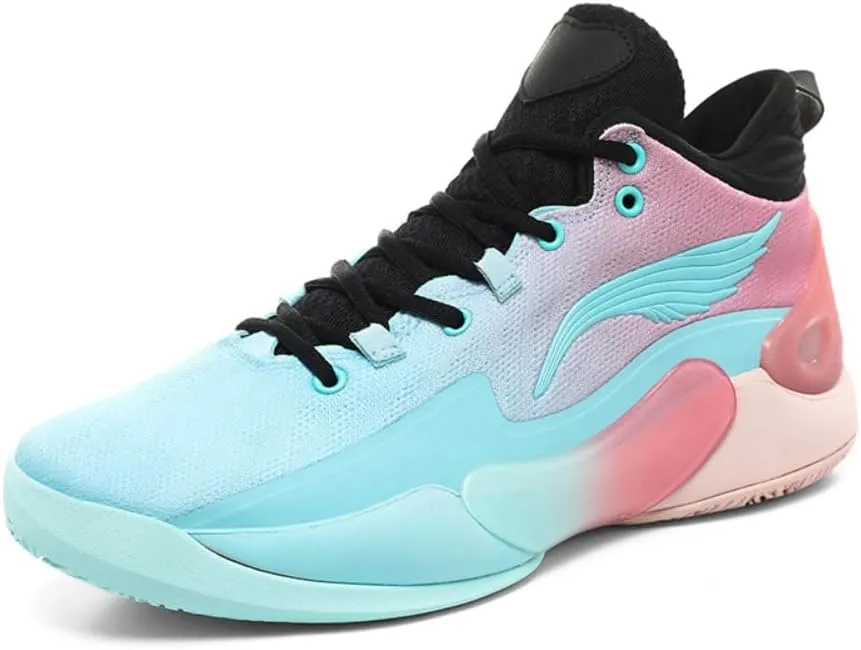 Men Basketball Shoes High Top Non Slip Womens Basketball Sneakers Comfortable Fashion Athletic Training Sport Shoes