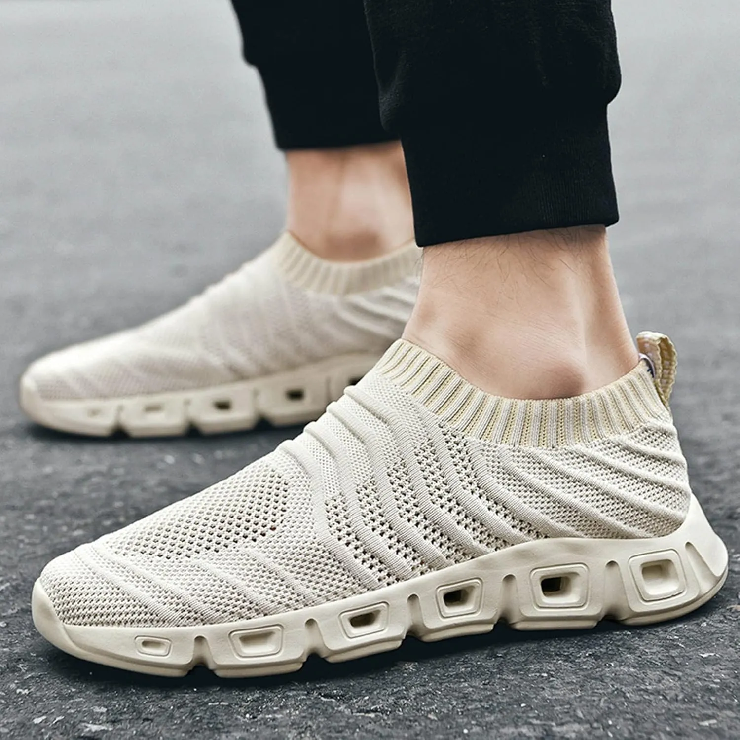Mens Walking Shoes Mens Slip on Shoes Walking Shoe for Men Tennis Shoe for Men Casual Lightweight Sneaker