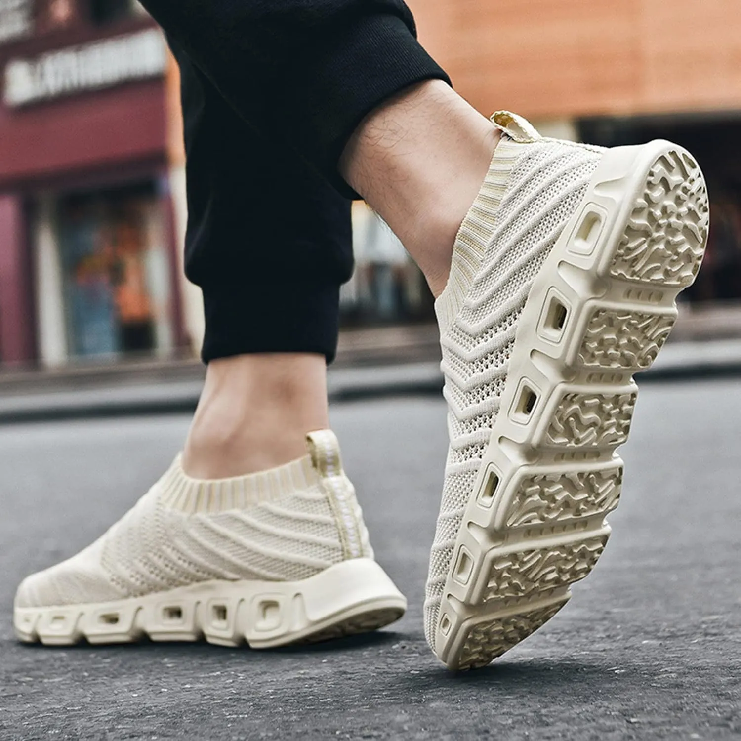 Mens Walking Shoes Mens Slip on Shoes Walking Shoe for Men Tennis Shoe for Men Casual Lightweight Sneaker