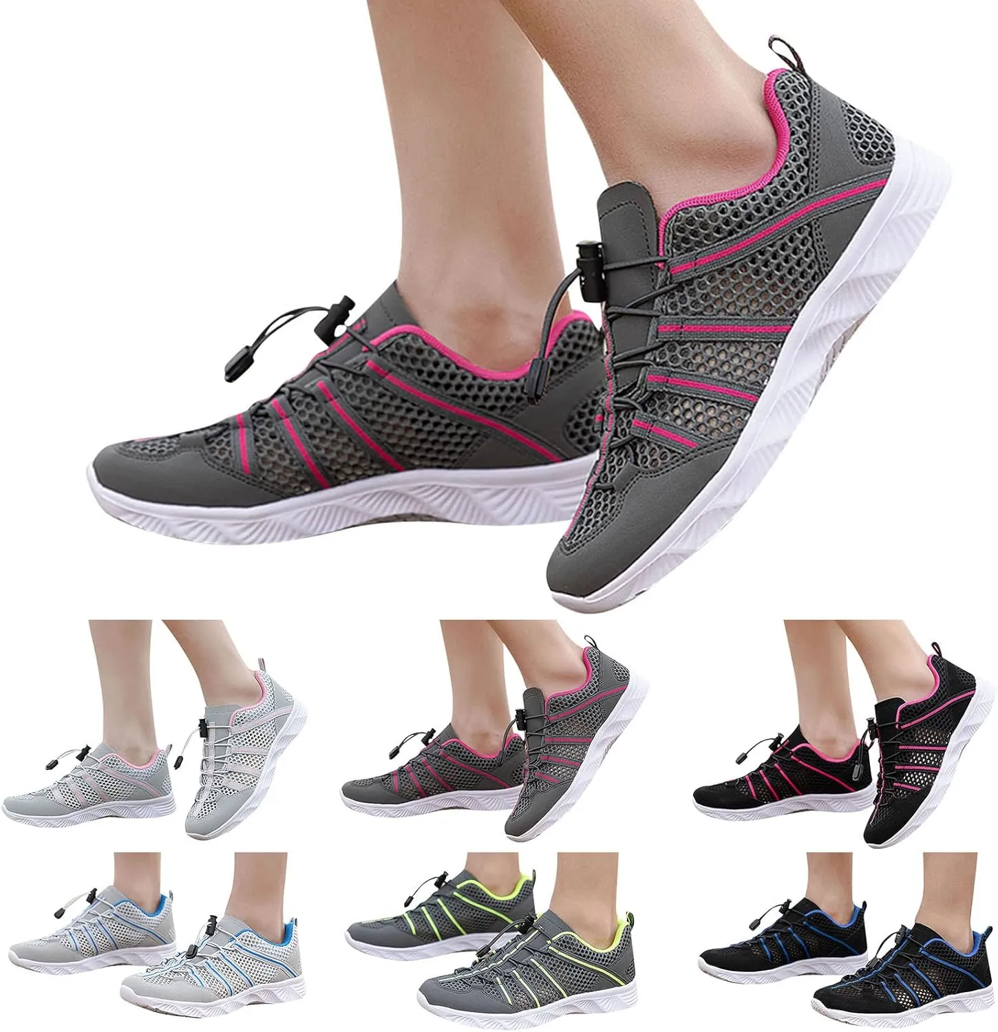 Mens Water Shoes Aqua Shoes for Women Barefoot Quick-Dry Outdoor Athletic Sport Kayaking Boating Swimming Shoes Barefoot Shoes