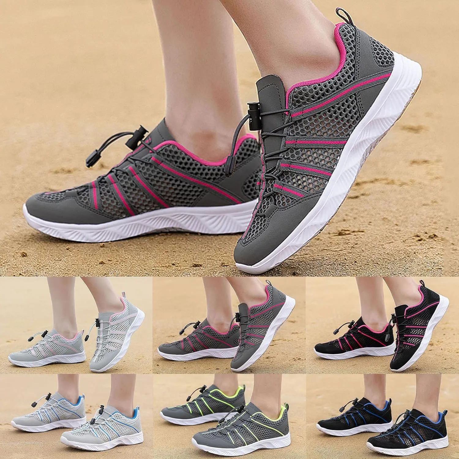 Mens Water Shoes Aqua Shoes for Women Barefoot Quick-Dry Outdoor Athletic Sport Kayaking Boating Swimming Shoes Barefoot Shoes