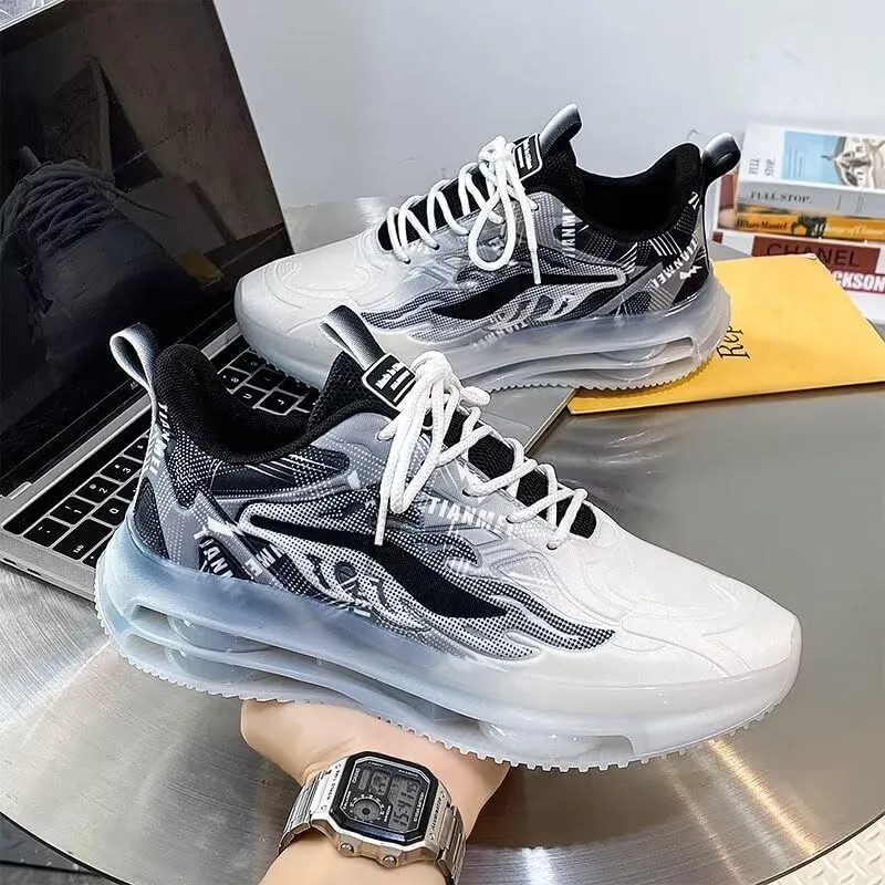 Running Shoes for Men Comfortable Cushioning Sneakers Casual Lace Up Walking Tennis Shoes House Work Athletic Gym Workout Shoes Driving Shoes for Men