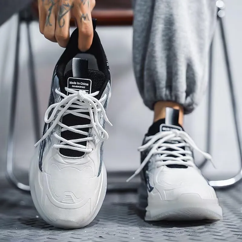 Running Shoes for Men Comfortable Cushioning Sneakers Casual Lace Up Walking Tennis Shoes House Work Athletic Gym Workout Shoes Driving Shoes for Men