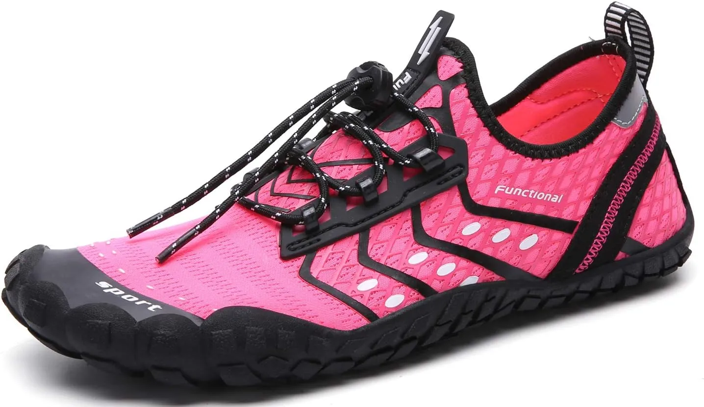 UBFEN Water Shoes Aqua Swim Shoes Mens Womens Beach Sports Quick Dry Barefoot for Boating Fishing Diving Surfing