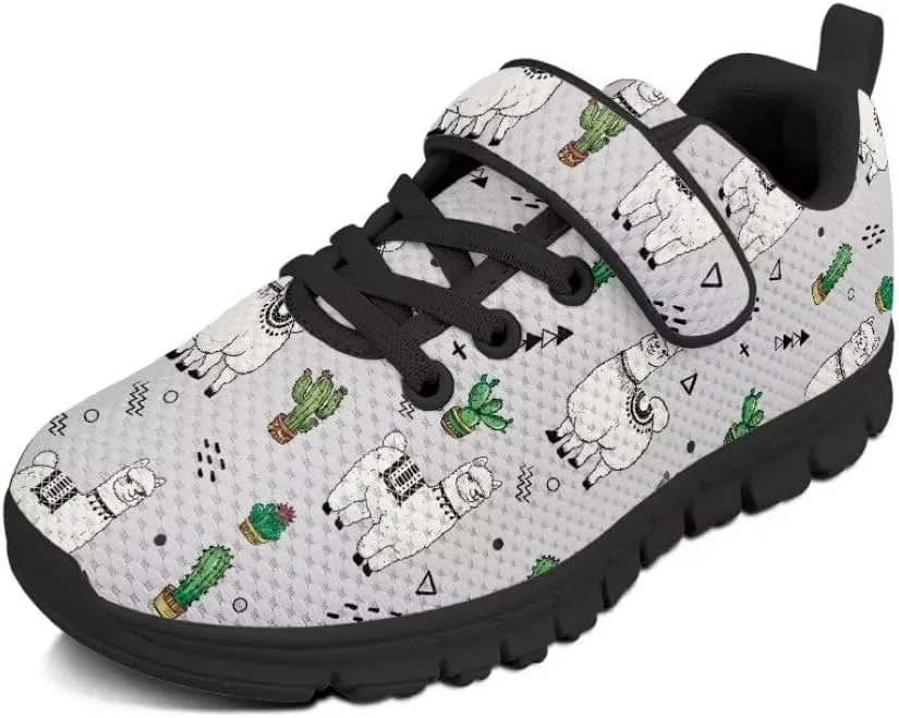 Unisex-Child Sneakers Anti-Skid Sports Shoes Kids One Strap Hook and Loop Sneakers for Camping Jogging