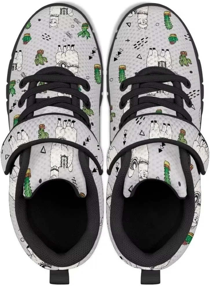 Unisex-Child Sneakers Anti-Skid Sports Shoes Kids One Strap Hook and Loop Sneakers for Camping Jogging