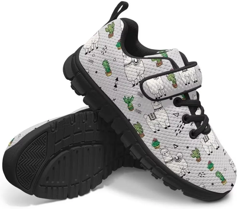 Unisex-Child Sneakers Anti-Skid Sports Shoes Kids One Strap Hook and Loop Sneakers for Camping Jogging
