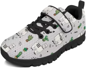 Unisex-Child Sneakers Anti-Skid Sports Shoes Kids One Strap Hook and Loop Sneakers for Camping Jogging