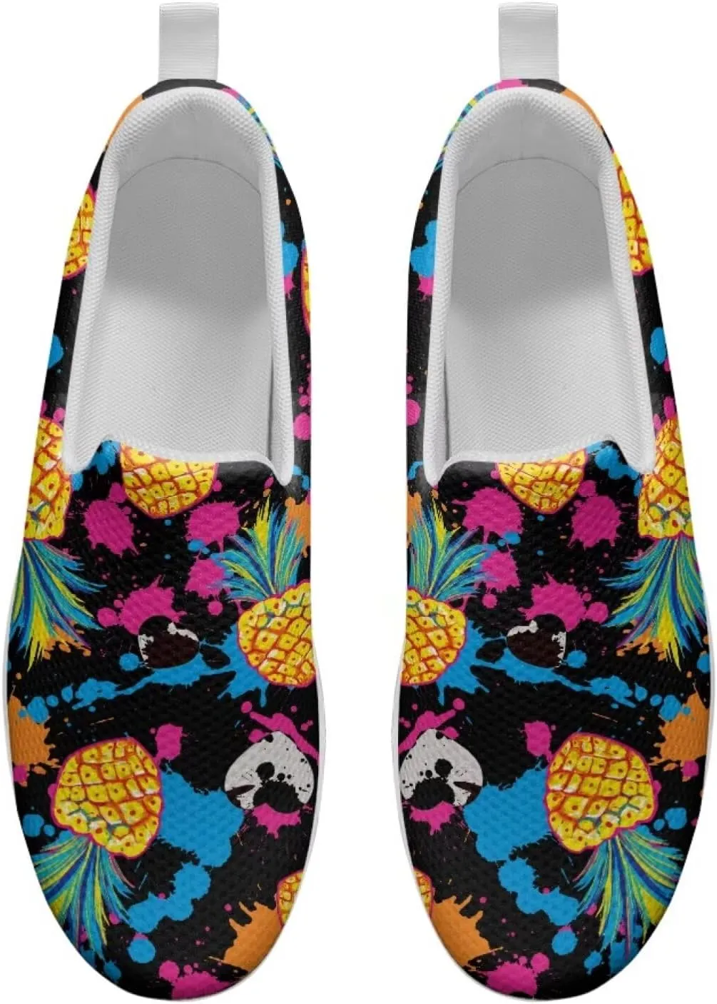 Women Slip-on Platform Loafers Casual Comfortable Loafer Shoes Slip Resistant Walking Sneaker